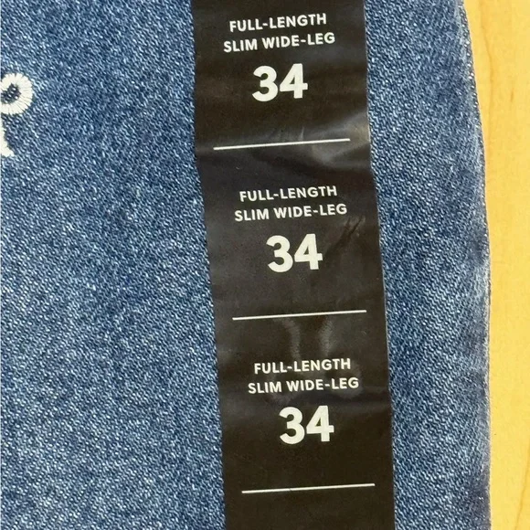 jcrew full length slim wide leg jean nwt - Picture 4 of 6